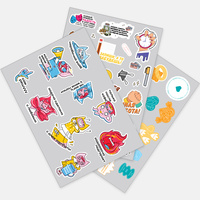 Наклейки из ПВХ Sticker Pack на заказ, L