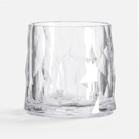 Стакан небьющийся Sate Crystal, вращающийся, прозрачный