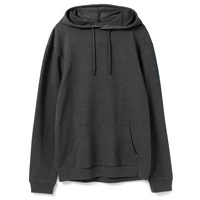 Толстовка с капюшоном унисекс Hoodie, серый меланж (антрацит)