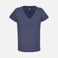 Футболка женская Regent Women с V-образным вырезом, кобальт (темно-синяя)