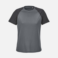 Футболка спортивная женская Vortex Women, черная с темно-серым