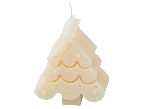 Свеча Елочка, молочный