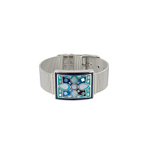 Браслет на металлическом ремешке Fiore Luna CB01688-3 BL/S