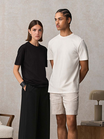 Футболка унисекс Lyam, серый меланж - рис 8.