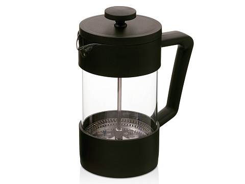 Подарочный набор c френчпрессом, кружками и чаем, черный - рис 6.