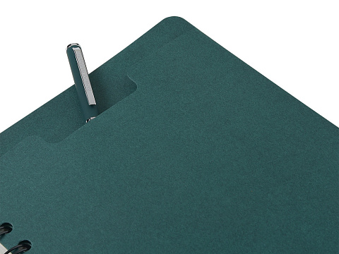 Ежедневник недатированный на гребне А5 Pragmatic, темно-зеленый - рис 8.