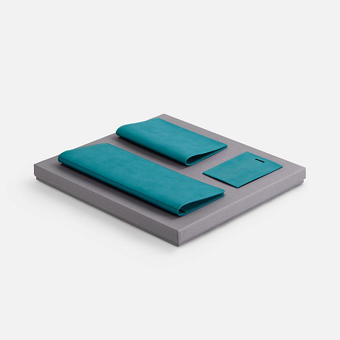 Набор Nubuk Trio, бирюзовый - рис 2.