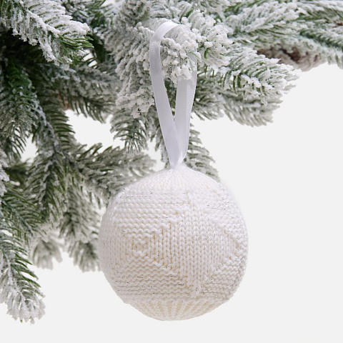 Вязаный шарик «Зимний шарм»