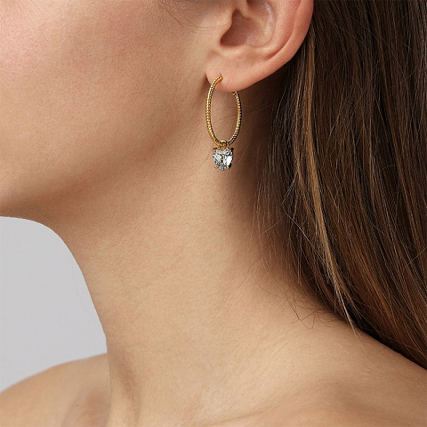 Серьги ELANA SG CRYSTAL Dyrberg Kern 480032 - рис 2.