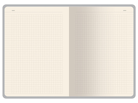 Бизнес-тетрадь А5 Pragmatic Contrast, 40 листов в клетку, красный с темно-серым срезом - рис 4.