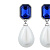 Серьги SAPPHIRE Fiore Luna *ACE22420-06 - миниатюра - рис 3.
