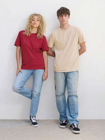 Футболка унисекс Legend, темно-синяя с молочно-белым - рис 8.