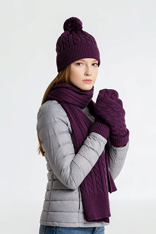 Шапка Heat Trick, баклажановая - рис 7.