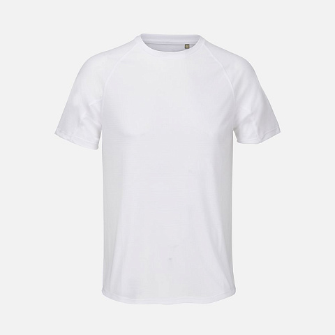 Футболка спортивная унисекс Vortex, белая - рис 2.