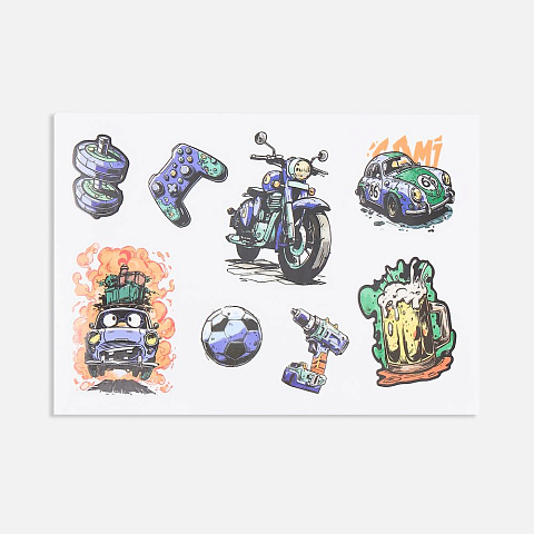 Стикерпак UV-DTF Thematic, 23 февраля - рис 2.