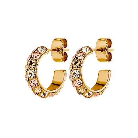 Серьги HEIDI SG GOLDEN/PEACH Dyrberg Kern 440167