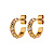 Серьги HEIDI SG GOLDEN/PEACH Dyrberg Kern 440167 - миниатюра