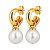 Серьги LONA SG WHITE PEARL - миниатюра