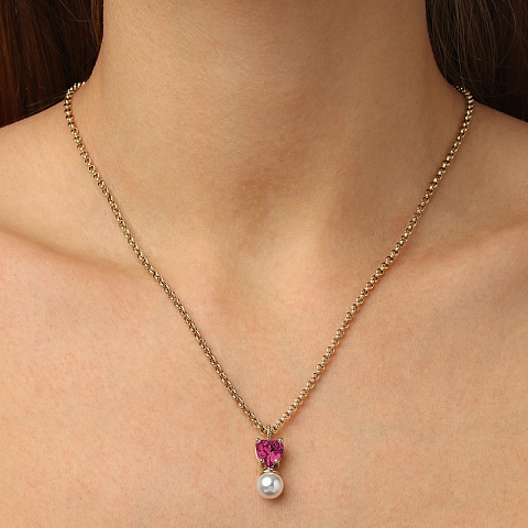 Колье COLUME SG ROSE / WHITE PEARL - рис 3.