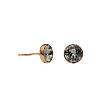 Пусеты Black Dia Fiore Luna SWE297 BLD RG