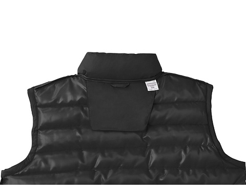 Женский утепленный жилет Pallas  из переработанных материалов по стандарту GRS - Сплошной черный - рис 4.