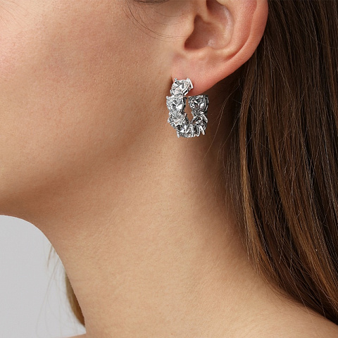 Серьги HARDY SS CRYSTAL Dyrberg Kern 480015 - рис 3.