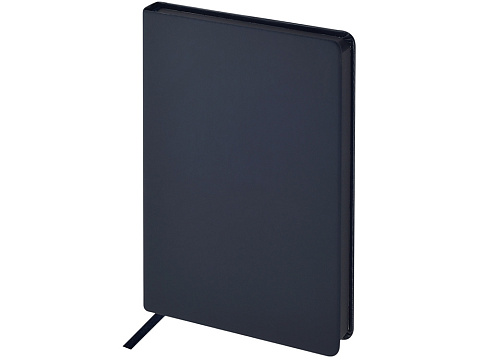 Ежедневник А5 Megapolis Color New soft-touch, темно-синий navy - рис 3.