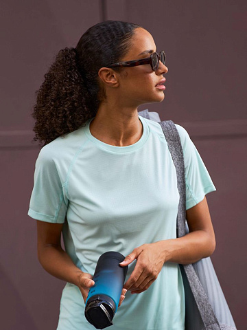 Футболка спортивная женская Vortex Women, ярко-синяя (royal) - рис 9.