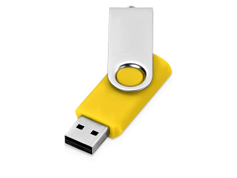 Флеш-карта USB 2.0 16 Gb «Квебек», желтый - рис 2.