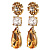 Серьги MISIA SG GOLDEN Dyrberg Kern 460512 - миниатюра - рис 3.