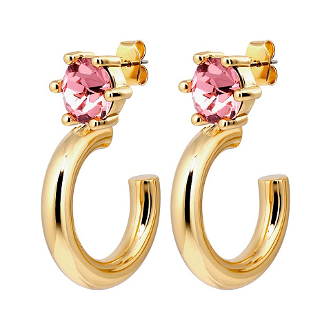 Серьги QUINTE SG LIGHT ROSE