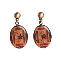 Серьги Незабудки Clara Bijoux A75772-2 BR