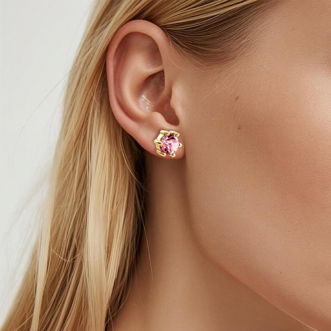 Серьги CRAZE SG LIGHT ROSE - рис 3.