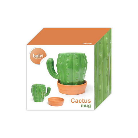 Кружка с блюдцем Cactus - рис 3.