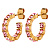 Серьги RAQUEL SG LIGHT ROSE Dyrberg Kern 460063 - миниатюра - рис 4.