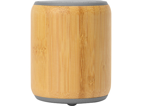 Портативная колонка из бамбука Bongo, натуральный (Р) - рис 6.
