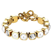 Браслет CONIAN SG CRYSTAL / WHITE PEARL Dyrberg Kern 450157