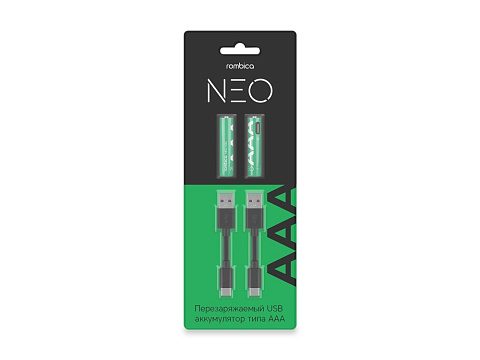 Аккумуляторные батарейки NEO X3C, ААА - рис 3.