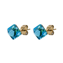 Пусеты Aquamarine Fiore Luna SWE2127/2 A G