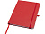 Teak блокнот А5 из переработан. материала в твердой обложке с линован. страницами - Красный - миниатюра