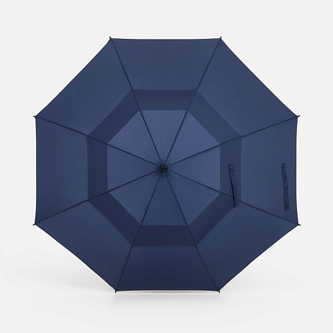Зонт-трость Dome Double, темно-синий - рис 3.