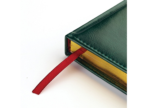 Ежедневник недатированный А4 Sidney Nebraska, зеленый (золотой обрез) (Р) - рис 2.