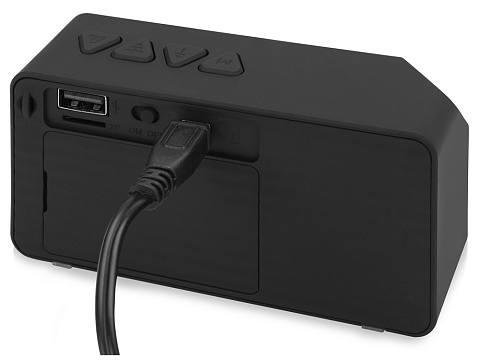 Портативная колонка Bermuda с функцией Bluetooth, черный - рис 2.