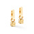 Серьги Gold Coeur de Lion 0161/21-1600 - миниатюра