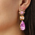 Серьги MISIA SG ROSE / PEACH Dyrberg Kern 460513 - миниатюра - рис 2.