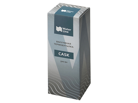 Вакуумная термобутылка Cask Waterline, 500 мл, серебристый глянцевый (P) - рис 7.