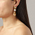 Серьги MISIA SG GOLDEN Dyrberg Kern 460512 - миниатюра - рис 4.