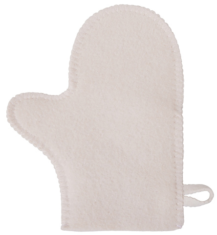 Рукавица для бани и сауны Healing, белый - рис 2.