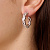 Серьги TAMARIN SS CRYSTAL Dyrberg Kern 470018 - миниатюра - рис 2.