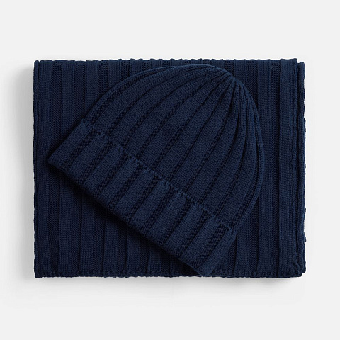 Шарф Metelitsa, темно-синий (сапфир) - рис 5.